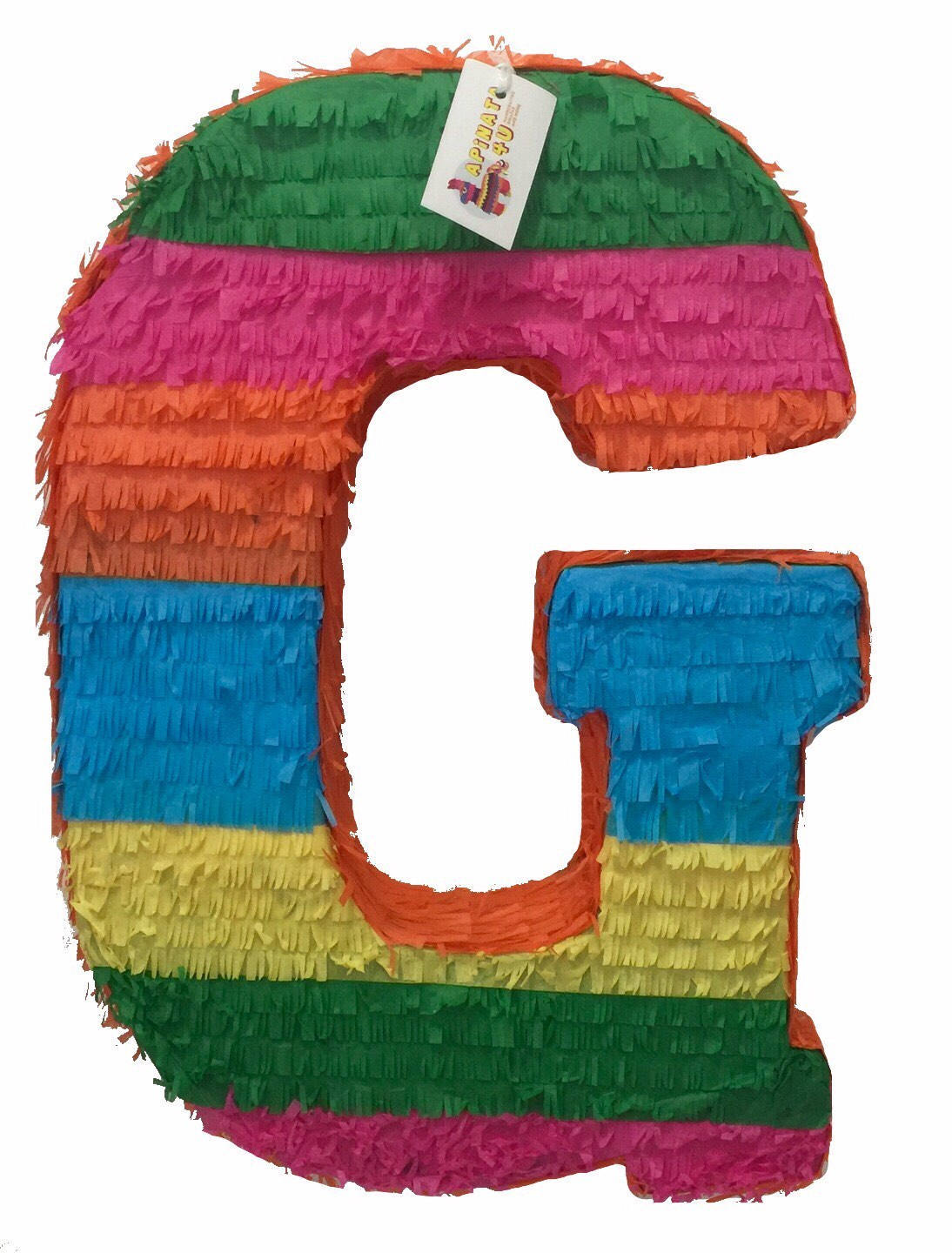 Sale Large Letter Pinatas 24 Tall Multicolored Fiesta | Etsy