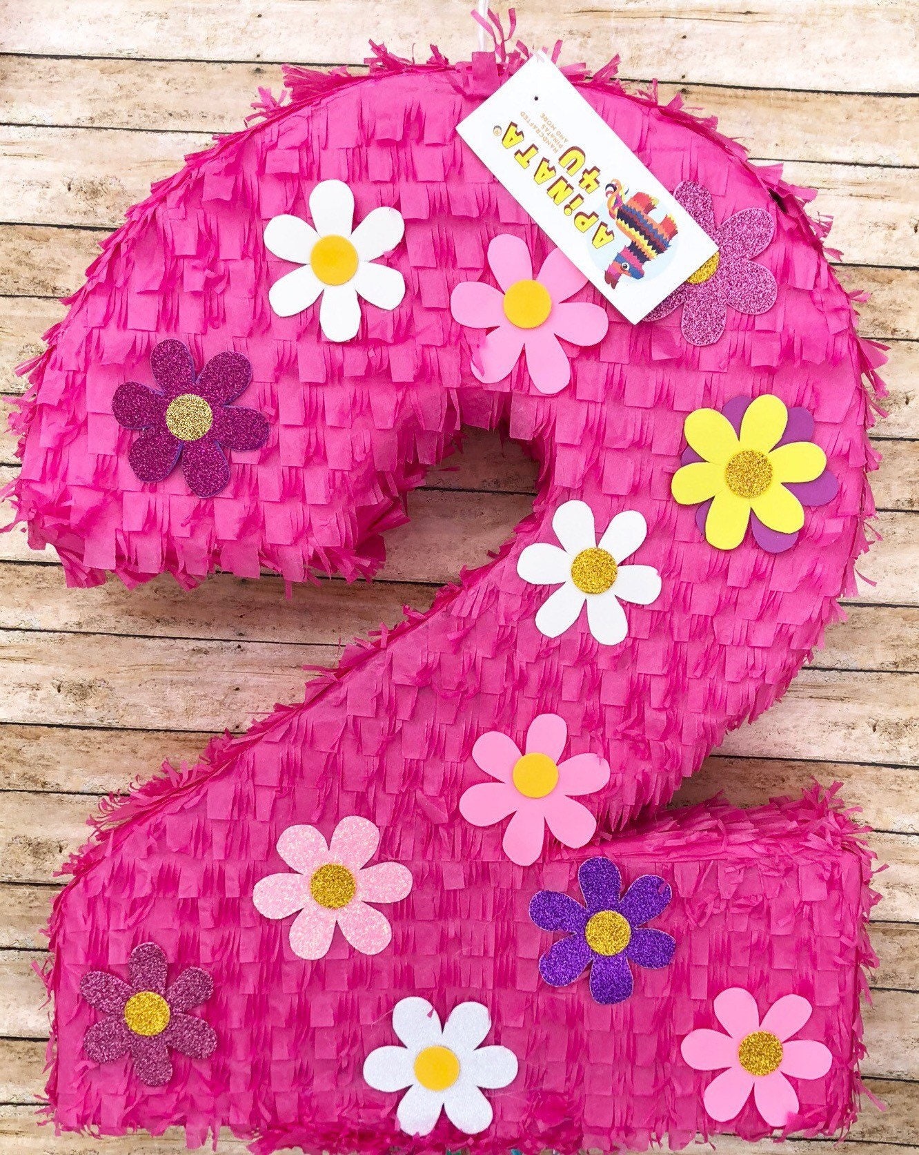 Pinata numero 7 in rosa, scatola regalo per il 7 compleanno, confezione  regalo per compleanno dei bambini -  Italia