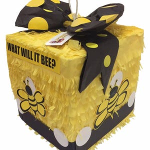 Sale! What will it bee? Gender Reveal Block Pinata