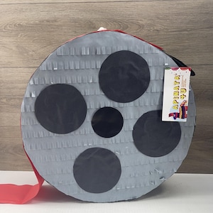 Movie Themed Pinata, Movie Theater Party Décor, Cinema Fun Party Supplies, Hollywood Birthday Party Gift, Film Reel Cutouts, Ready to Ship