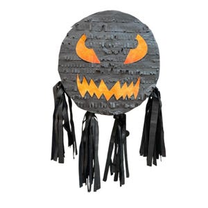 Scary Pumpkin Pinata, Spooky Halloween Party Decoration, Scary Face Pinata for Kids Birthday, Pumpkin Themed Pinata, Fun Party Gift for Kids