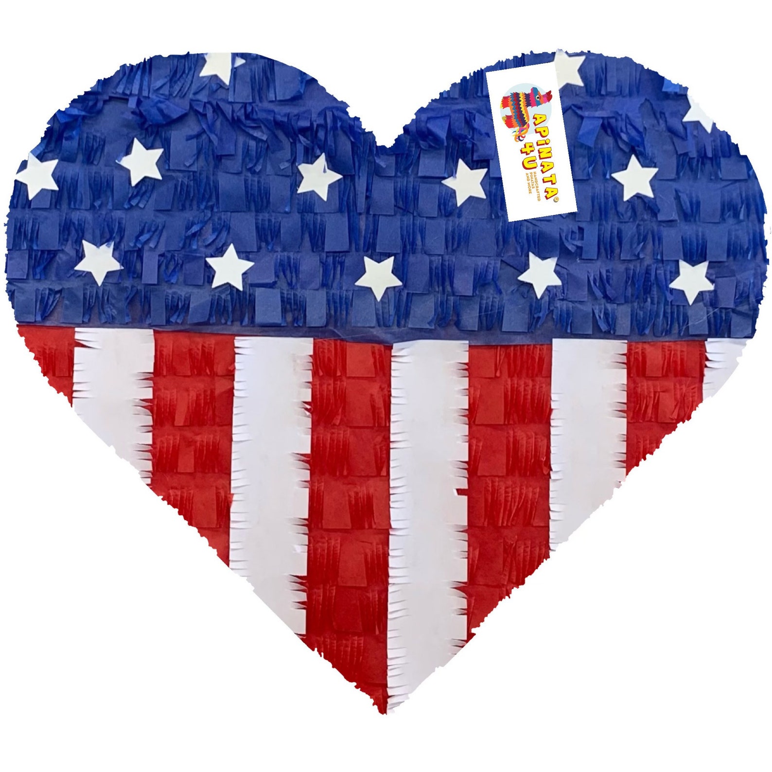 Patriotic Heart Pinatas Patriotic Heart Pinatas