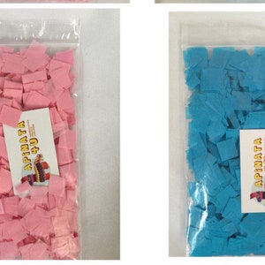 Sale Colored Confetti Biodegradable Match Your Themed Table Scatter Gender Reveal Confetti Pink Blue Orange Red More Colors Available image 1