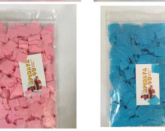 Sale! Colored Confetti Biodegradable Match Your Themed Table Scatter Gender Reveal Confetti Pink Blue Orange Red  More Colors Available