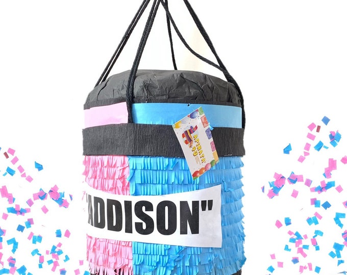3D Boxing Bag Pinata Punching Bag Pinata Fitness Gender Etsy