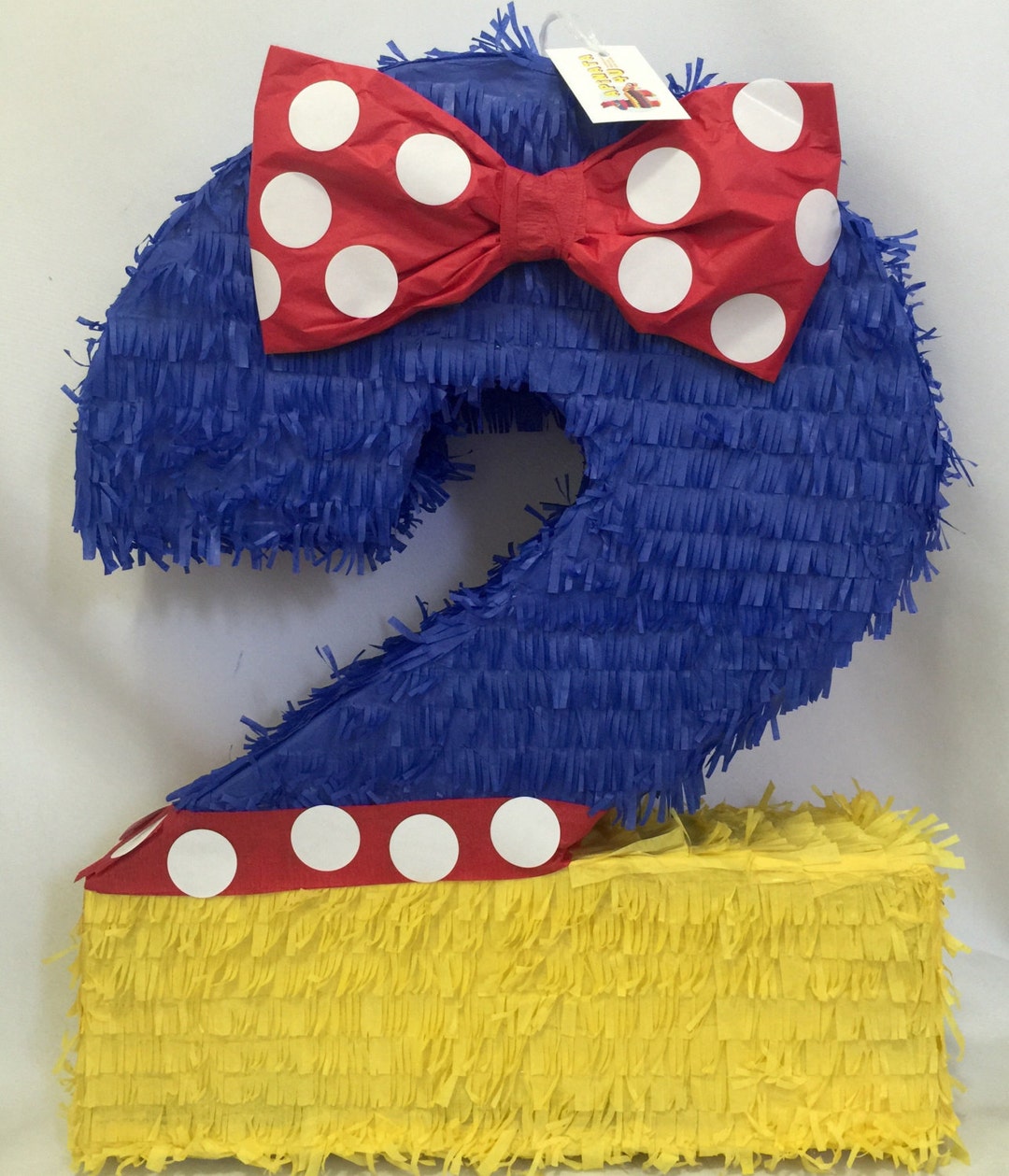 Sale Handcrafted Number Two Pinata Princess Themed Second Etsy