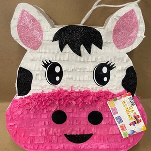 Sale! Handcrafted Custom Made Cow Pinata for Barnyard Birthday Party Farm Animals Farm Birthday Party Supplies Decoration 1st 2nd 3rd 4th