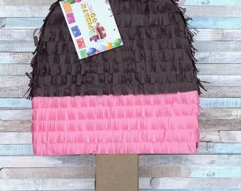 Popsicle Ice Cream Pinata, Tropical Party, Birthday Decorations, Brown & Pink Color, Ice Cream Theme, Kids Party Celebration, Ready to Ship