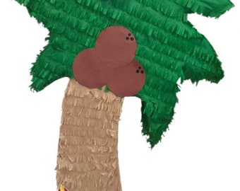 Palm Tree Pinata Tropical Theme Party Favor