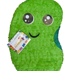 Cute Bean Pinata, Jelly Themed Birthday Supplies, Fun and Colorful Kids Party Decoration, Kidney Bean Design, Multiple Colors, Ready to Ship