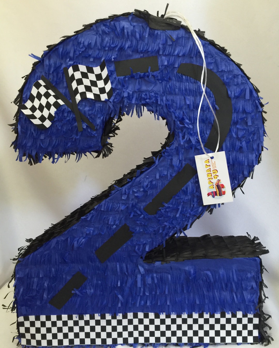 Blue Gradient Number 2 Pinata, Birthday Party Celebration, 2nd Birthday ...