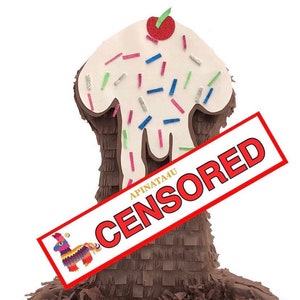Flavor Theme Adult Pinata Pecker Pinata 20" Tall Adult Pinata Gag Gift Warning: For Adults Only