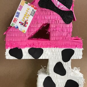 20&#39;&#39; Tall Cowgirl Number Four Piñata Cowgirl Themed Birthday Party Piñata Sheriff Fifth Birthday Pink Doll Princess Let’s Party!