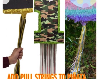 Add Pull Strings to Any Piñata Purchased from our Shop