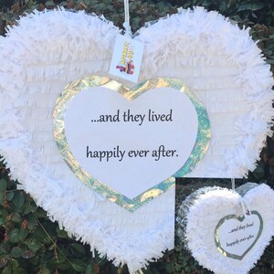 And They Lived Happily Ever After Heart Pinata Wedding Pinata image 4