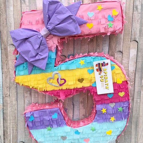 Large Number Five Pinata Fifth Birthday Oversized Bow Accent - Etsy Ireland