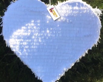 Wedding Heart Pinata White Color