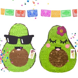 Sale! 20&quot; Avocado Pinata Cinco de Mayo Pinata Señor Señorita Fiesta Themed Gender Reveal or Birthday Party