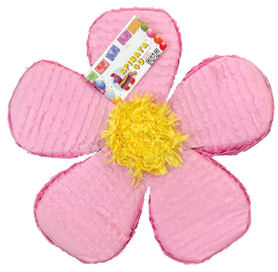 17 Daisy Flower Pinata Pink Color Yellow Center Great Etsy