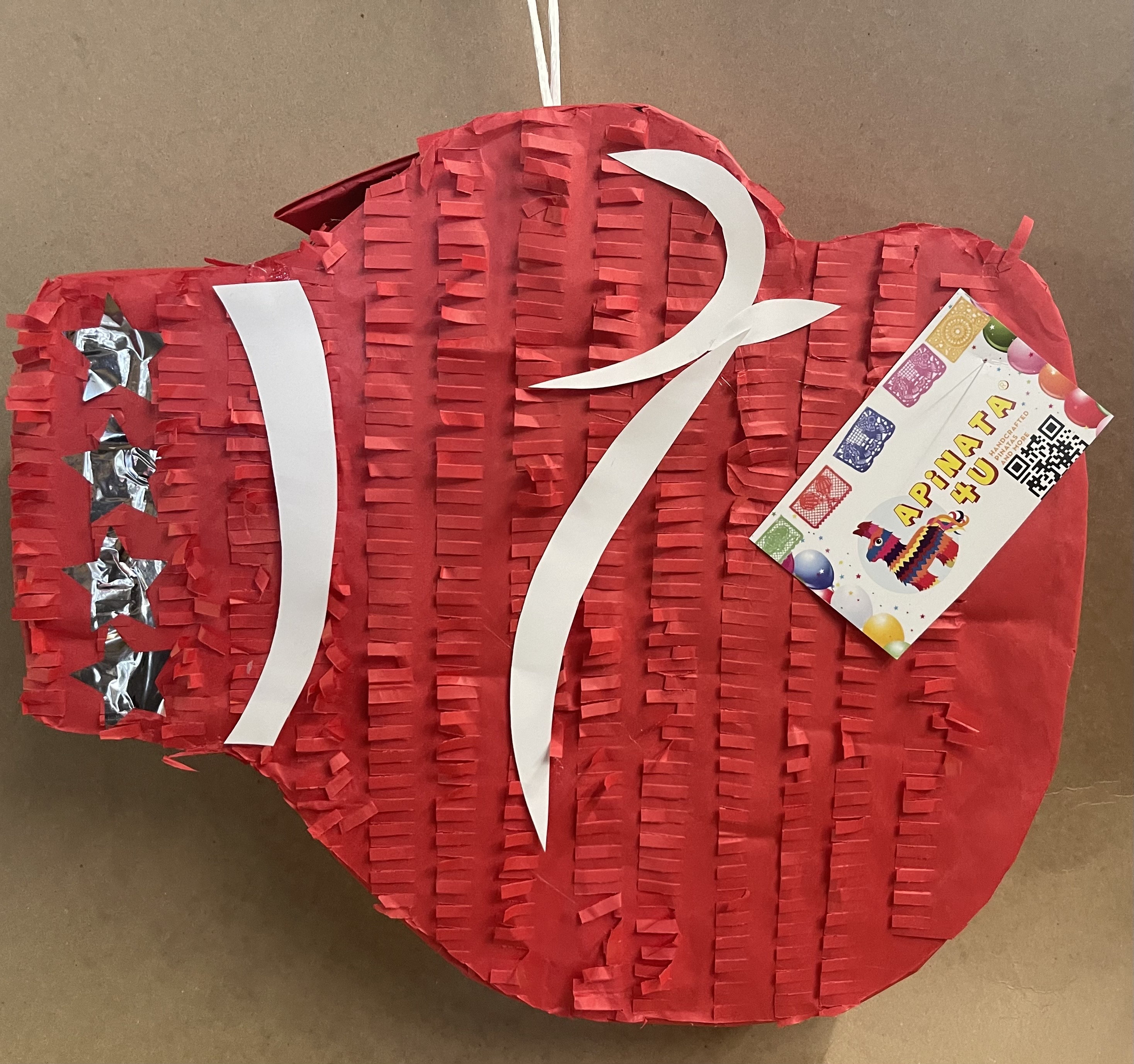 Pinata De Box Oferta Listo para enviar Piñata de guante de boxeo rojo para fiesta de ...