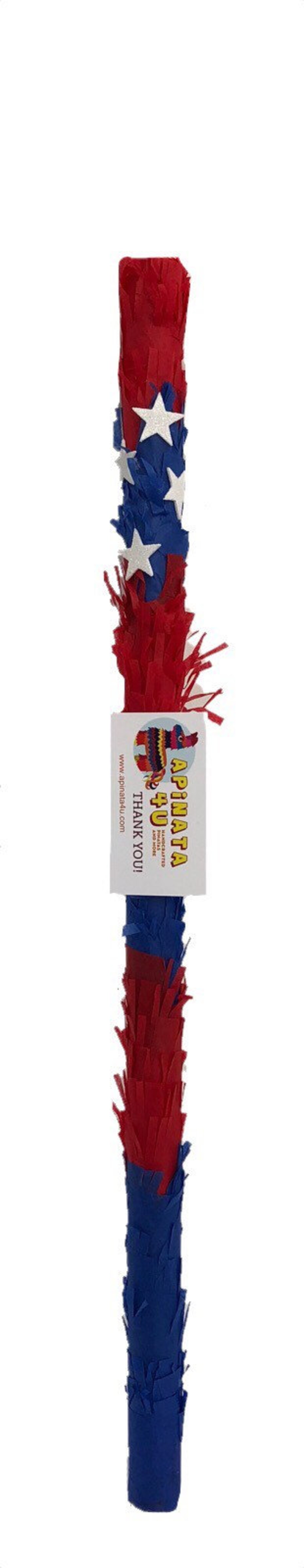 Hand Pinata 20 Inch Patriotic Theme Wooden Pinata Stick, Sturdy Hand Decorated ...
