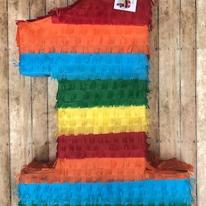 Sale! 20&#39;&#39; Tall Number One Piñata Fiesta Theme