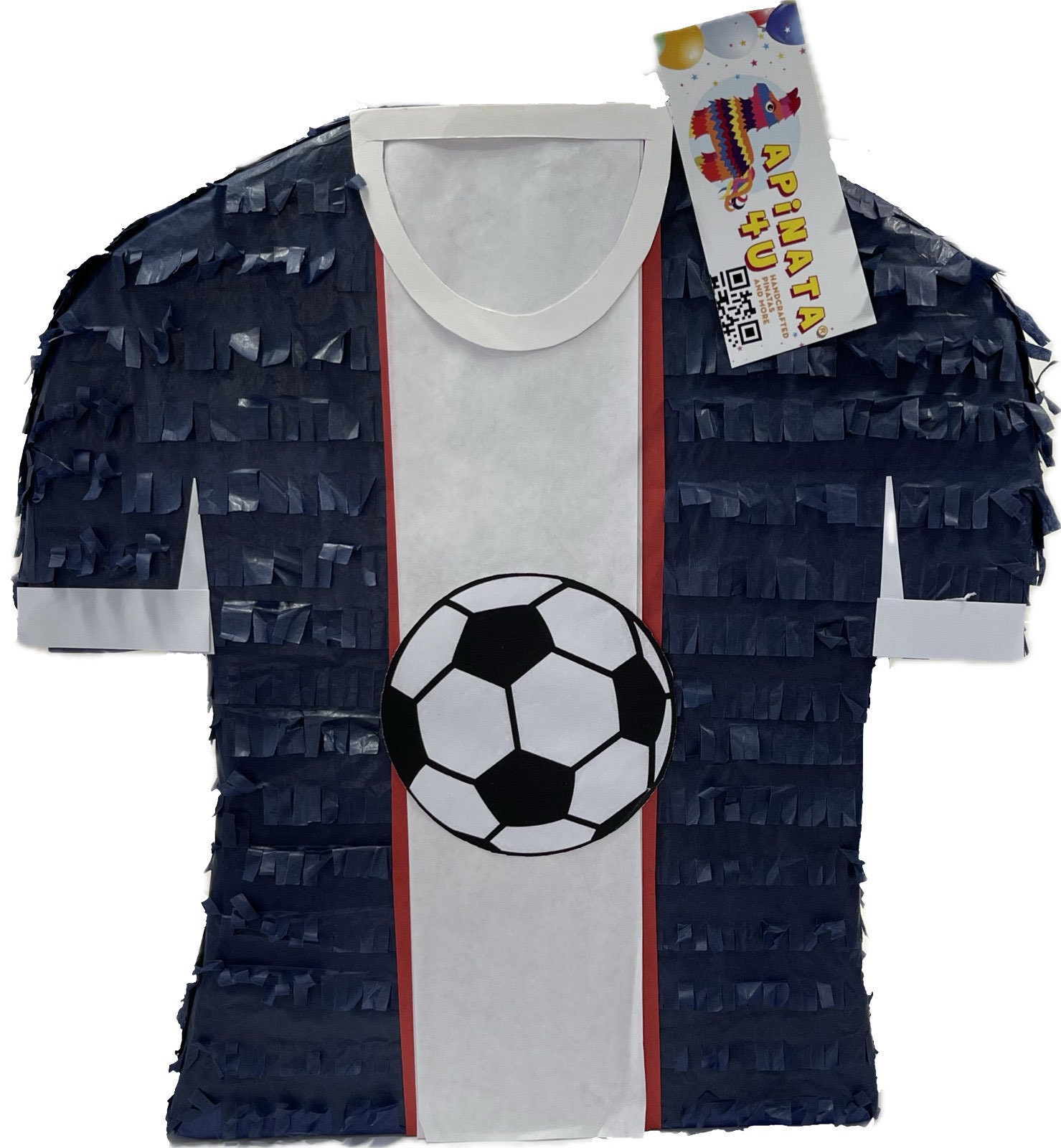 Piñata ball or soccer jersey, basketball, tennis, rugby