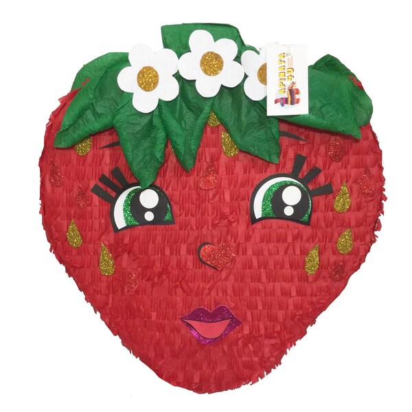 Sale! Ready To Ship! Strawberry Pinata Strawberry Theme Birthday Party Supplies Fruit Party Berry