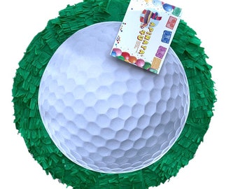 16" Sale! Ready to Ship! Golf Ball Pinata 16" Sporst Themed Birtday Party Supplies Decoration Green Color