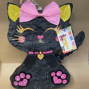 Fiesta Hello Kitty Plush Cat Stuffed Animal Pink Bow 15”