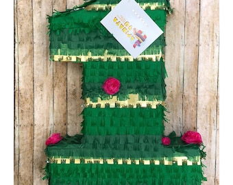 20'' Tall Number One Pinata Cactus Theme Party Favor