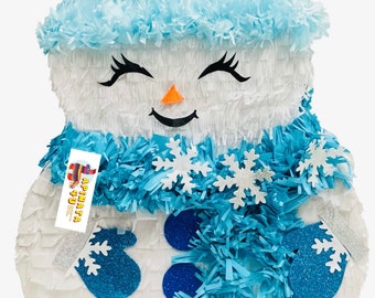 Sale! Christmas Snowman Pinata Christmas Theme Xmas Party Winter Theme Pinata