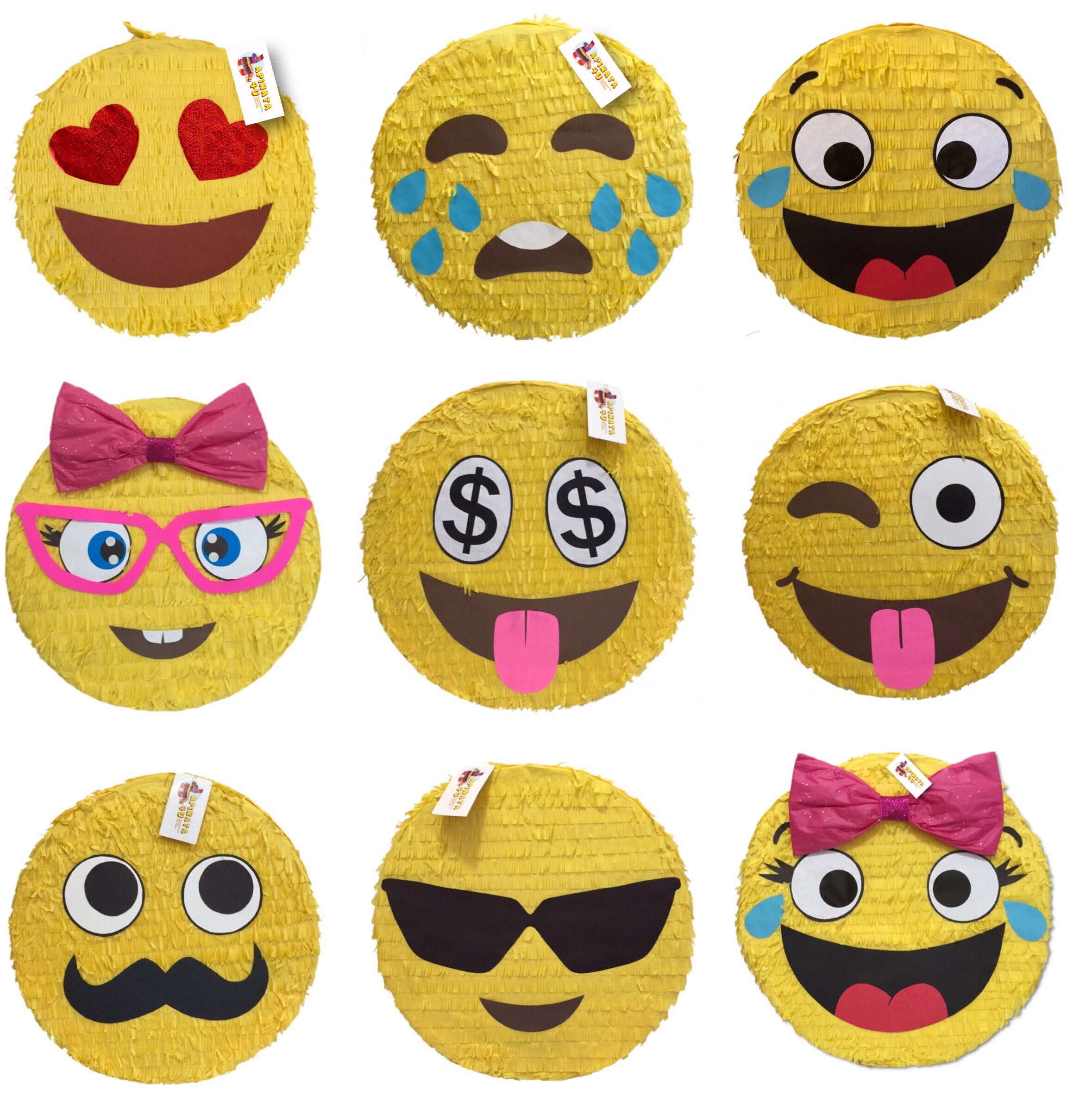 Ready to Ship Out Small Emoji Style Pinatas 12 - Etsy