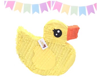 Sale! Easter Baby Duck Pinata Easter Gender Reveal Party Duck Pinata Yellow Color