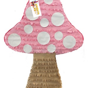 Sale! Ready to Ship! Trippy Mushroom Pinata Mushroom Themed Birthday Party Video Game Themed Party Supplies
