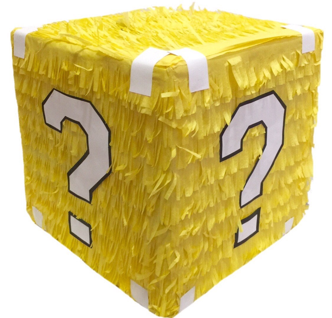 6.5 Super Mario Brothers Super Star Mini Pinata, 2ct.