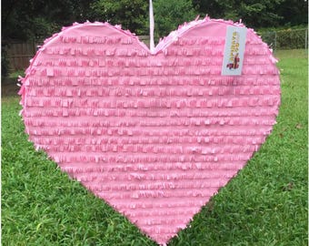 Wedding Heart Pinata Bubble Gum Pink Color, Perfect for Wedding and Bridal Shower Decoration, Anniversary Party Celebration, Ready to Ship