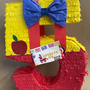 New! Number Five Pinata Pricess Theme Poisoned Apple Party Decoration