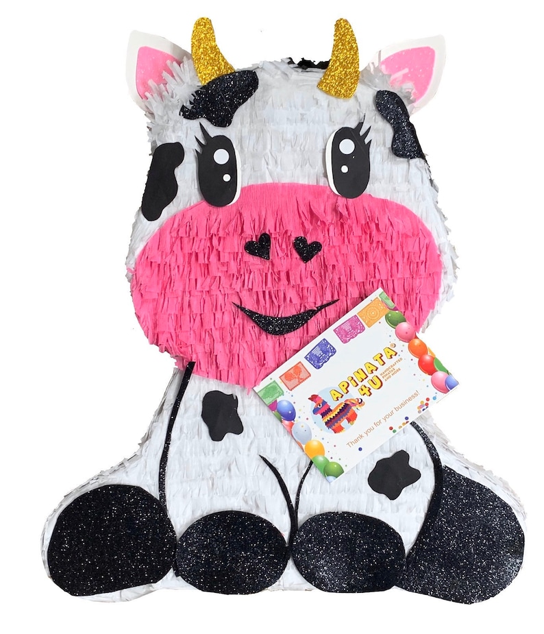 Cow Pinata Barnyard Theme Etsy