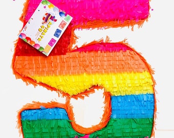 20'' Tall Fiesta Theme Number Five Piñata