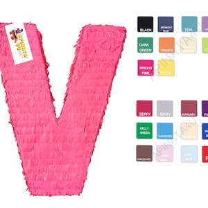 20&#39;&#39; Tall Letter Piñatas Any Letter Any Color