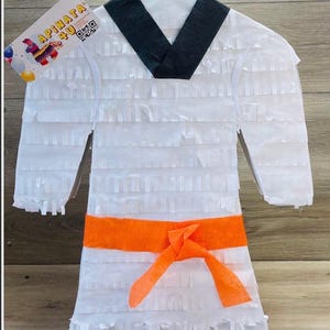 Karate Pinata 20” Tall Martial Arts Pinata Karate Tae Kwon Do Birthday Pinata Ninja ...