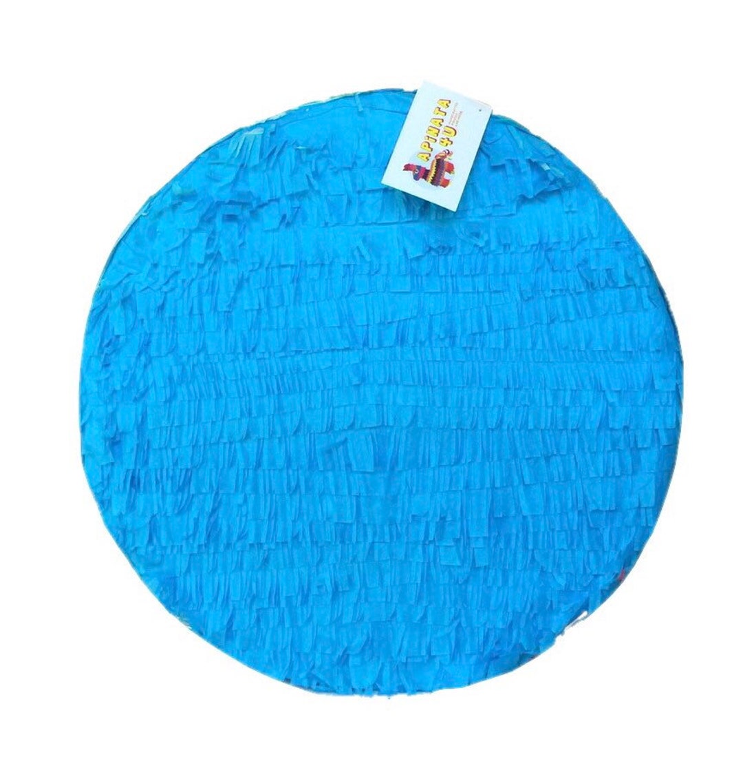 Solid Color Round Pinata, Handcrafted Party Decoration, DIY Custom ...