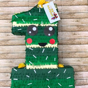 20&#39;&#39; Tall Number One Piñata Cactus Theme Party Favor