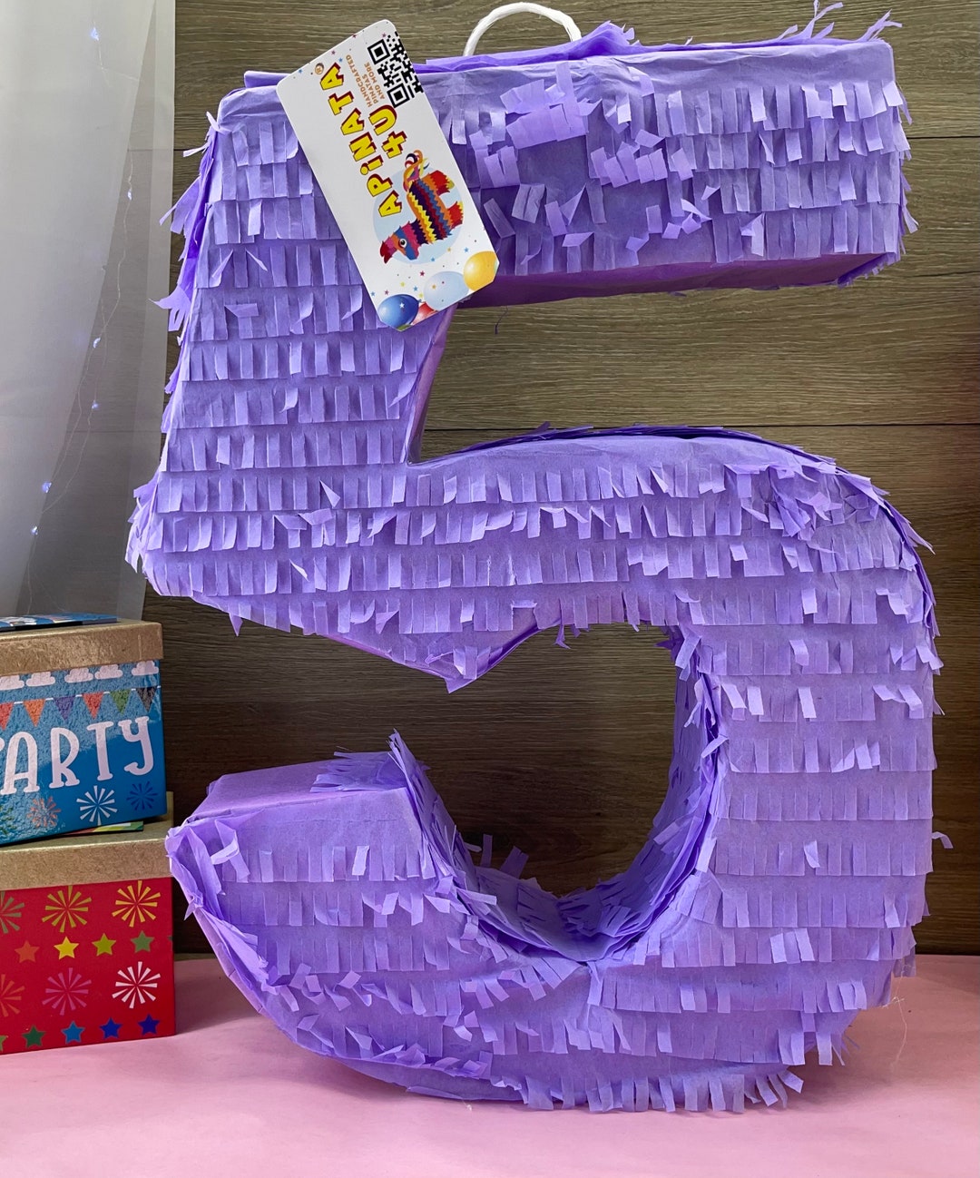 Number 5 Pinata, Perfect for Kids Fifth Birthday Party Celebration ...