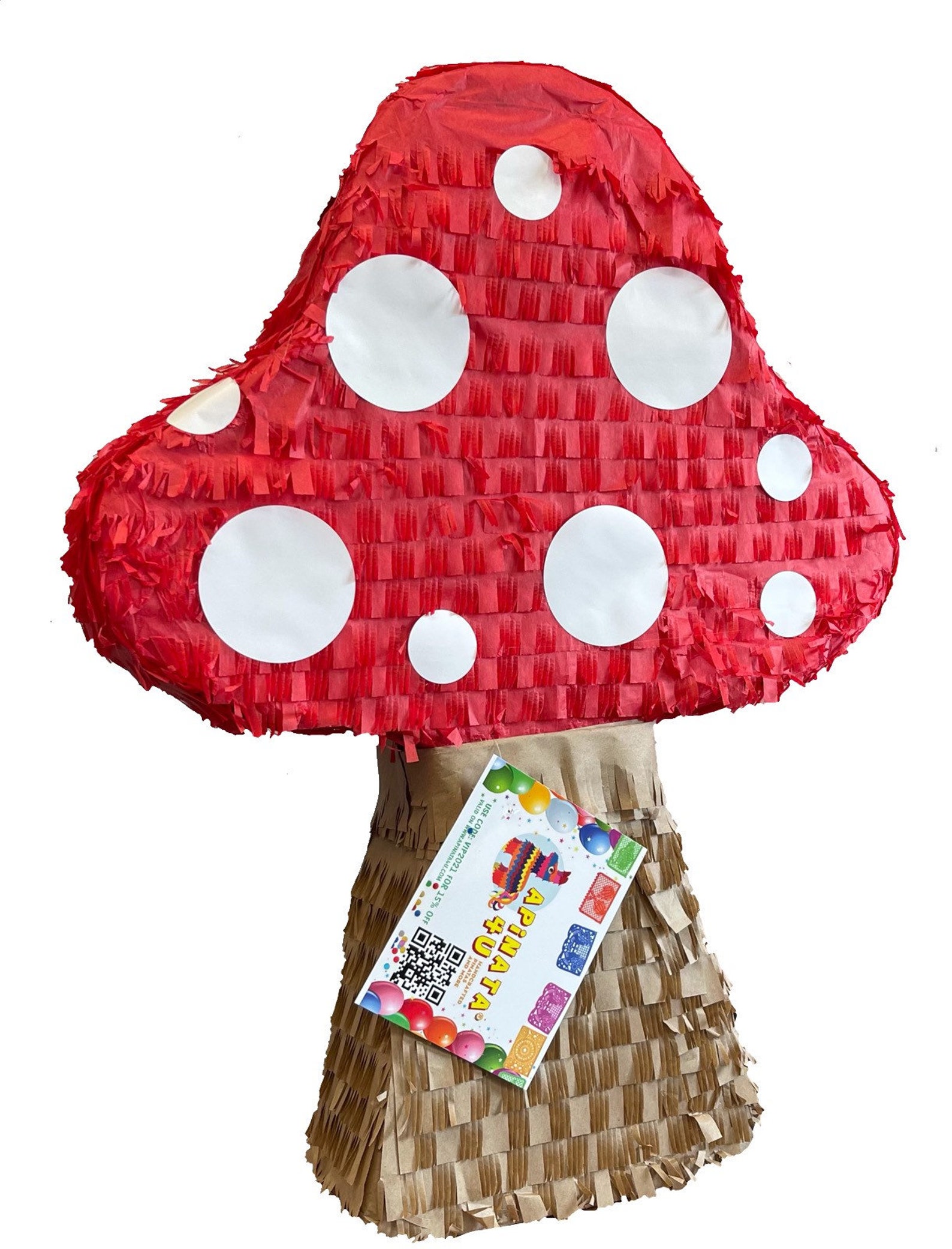 Sale Ready to Ship Mushroom Pinata Mushroom Themed Birthday Etsy