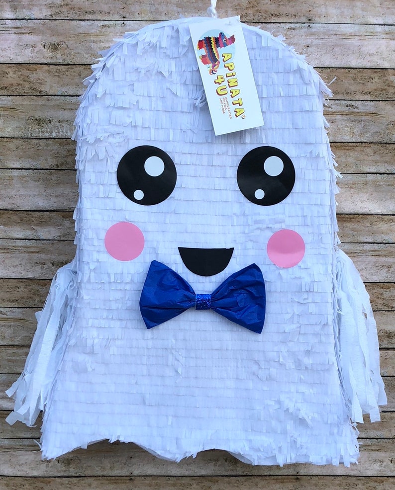 Sale 20 Tall Girly Ghost Pinata Tall Halloween Pinata Ghost Happy Booday Birthady Party Supplies Decorations image 2