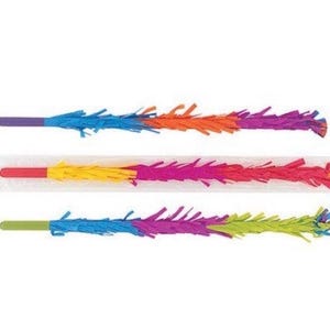 Sale! Ready To Ship! 20” Wooden Party Pinata Stick Pinata Wand Sturdy Hand Decorated Custom Colors Available!