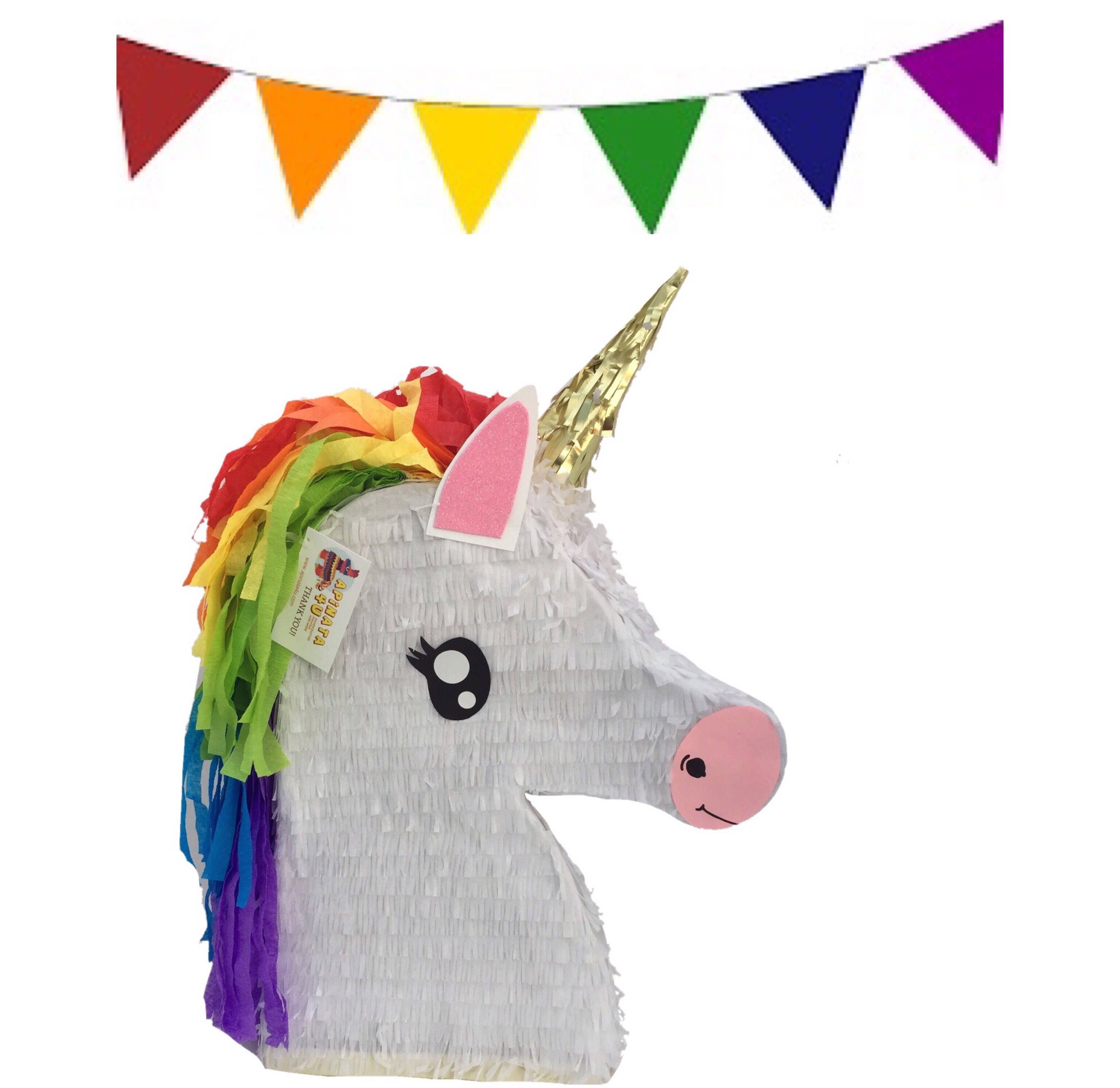 Unicorn Pinata Rainbow Colors Etsy