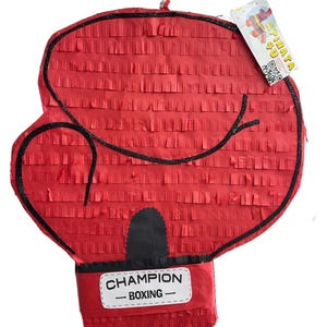 Sale! Ready To Ship! Red Boxing Glove Pinata Boxing Themed Birthday Party Pinata